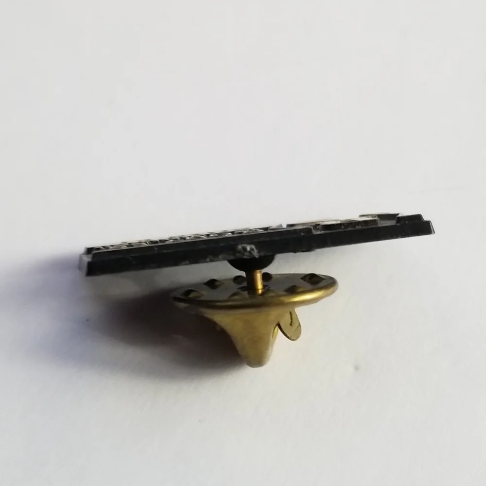 Vintage R/S Body Co. Inc lapel pin brooch brown gold Godwin truck Allen KY
